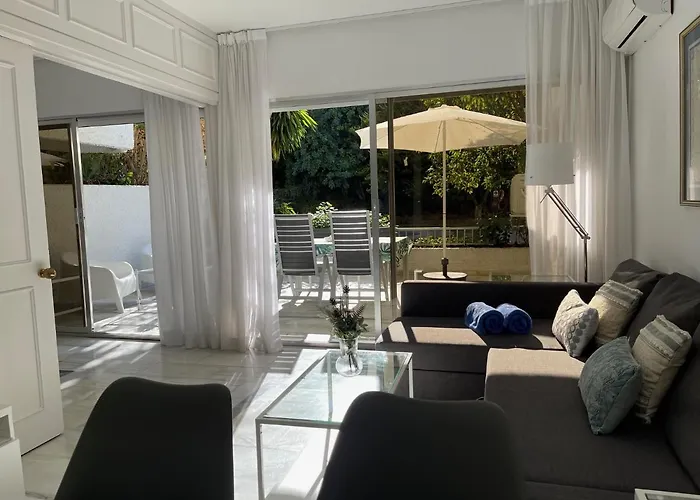 Planta Jardin Con Gran Terraza, Soleado 132 Lägenhet Marbella